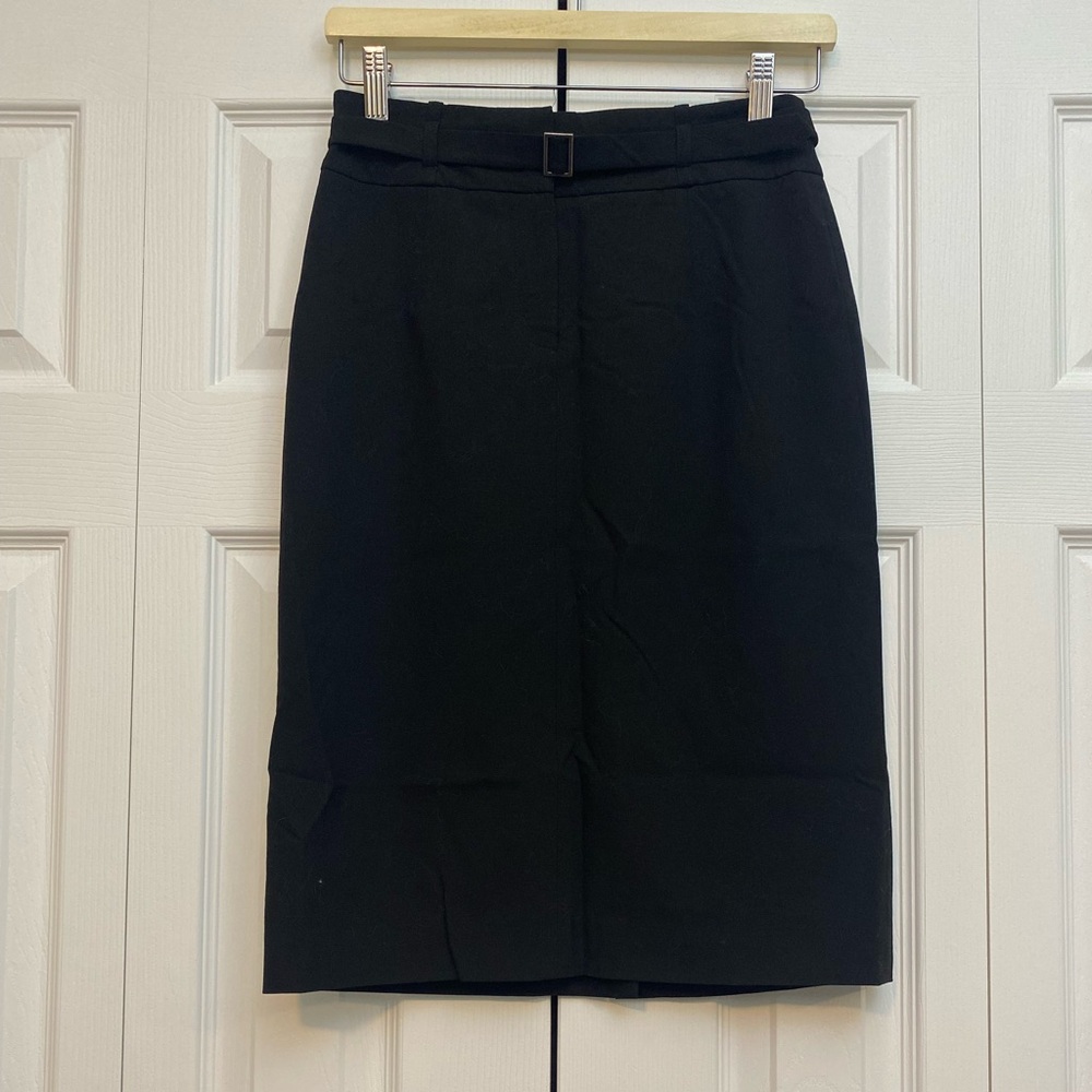 Talbots Elegant Black Pencil Skirt